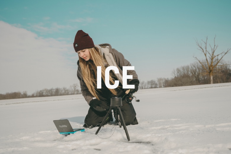 ice fishing with aqua vu